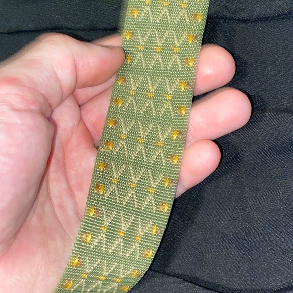 Olive Green Canvas Crossbody Bag - Picture 3 of 3